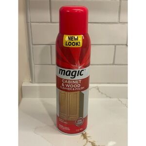 Magic‎ Cabinet & Wood Cleaner & Polish Spray 17 oz 95% Full Used Discontinued